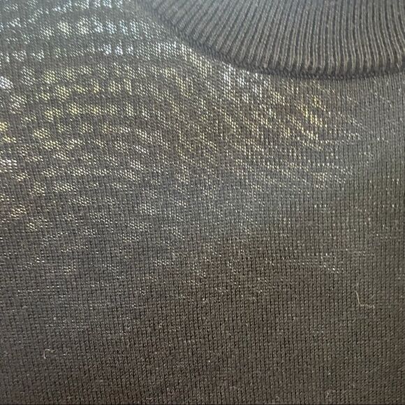 Baracuta Silk Blend Black Sweater XL - Picture 9 of 13